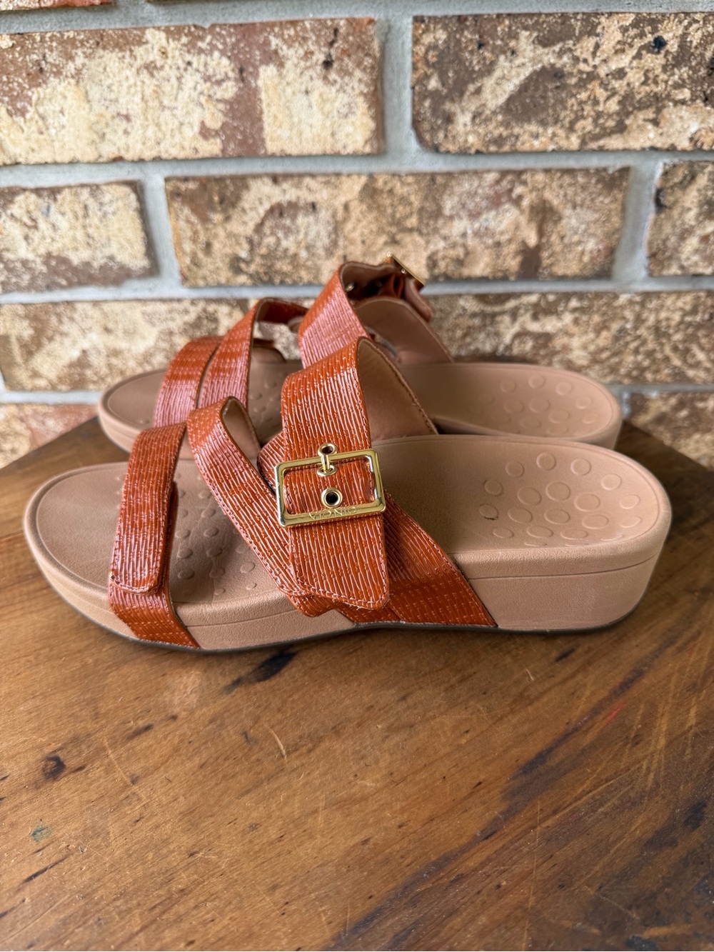 Vionic Pacific Rio Platform Slide Sandals Women’s Size 9 Excellent! - Picture 2 of 8